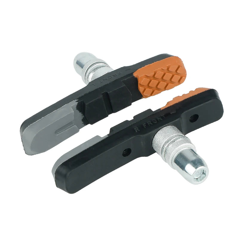 Robust Hard Wearing Rubber Blocks for MTB Linear Pull V Clamp Braking 70mm V-brake Pads for Metal Rim Wet Dry Conditions