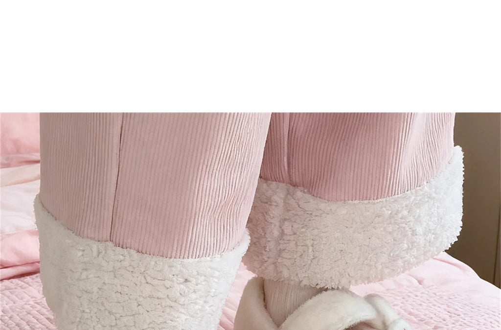 New fuzzy house slippers woman sweet furry cat designer mary janes shoes for women thick sole home slipper floor shoes bedroom