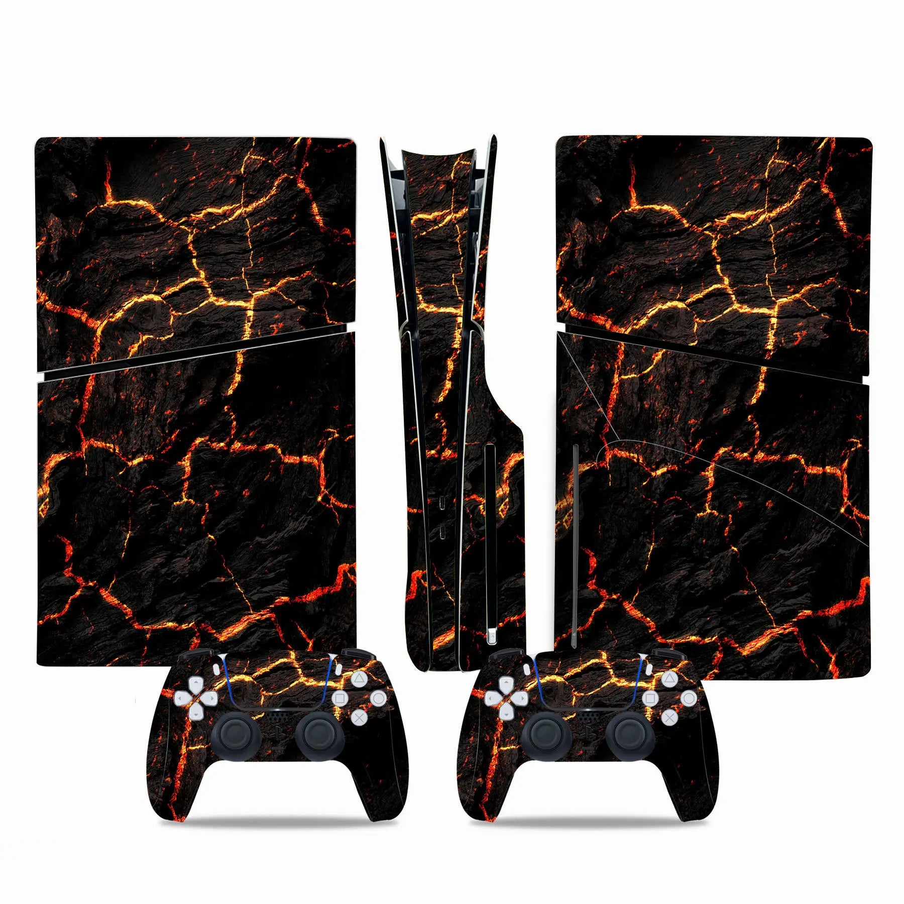 Decal Sticker for PS5 Slim Disc Skin Wrap for PS5 Slim Disc Full Protective Cover Console Skin for PS5 Slim