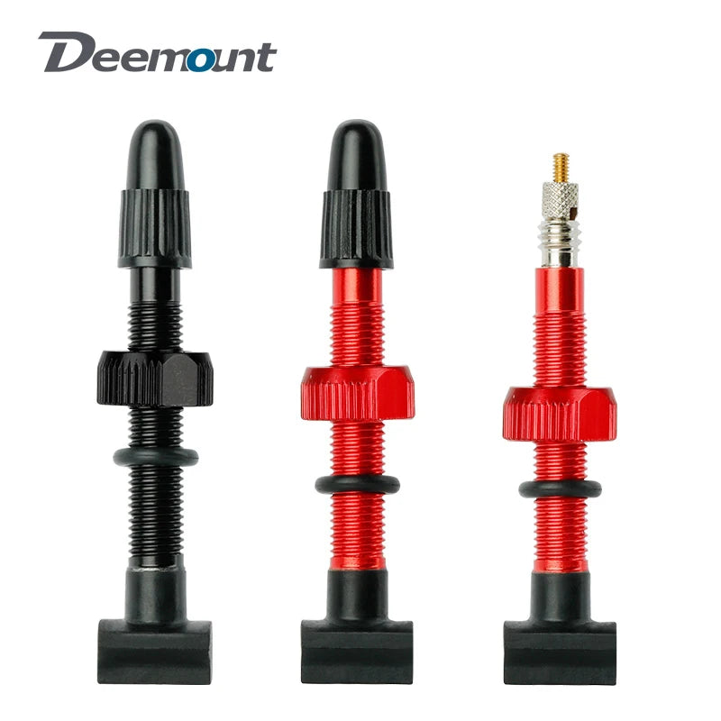 Presta Nozzles W/ Uni-body Rectangle Base for Bicycle Tubeless Rim F/V Valve Nipples MTB Road Bicycle Carbon Wheelset Tire Part