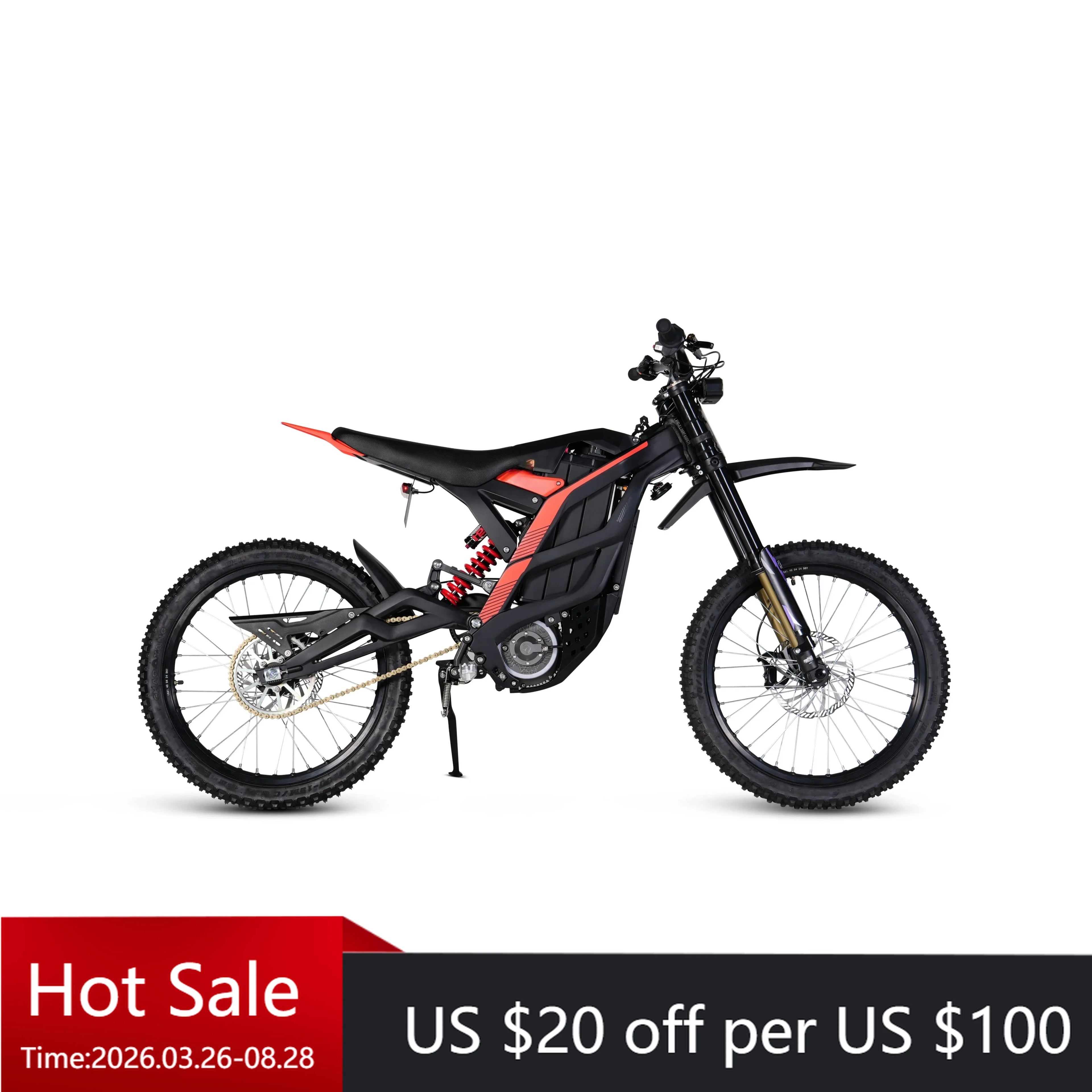 TcFalcon Pro electric bicycle 72V brushless central motor, aluminum alloy, single speed, lithium battery, hydraulic disc brake 1