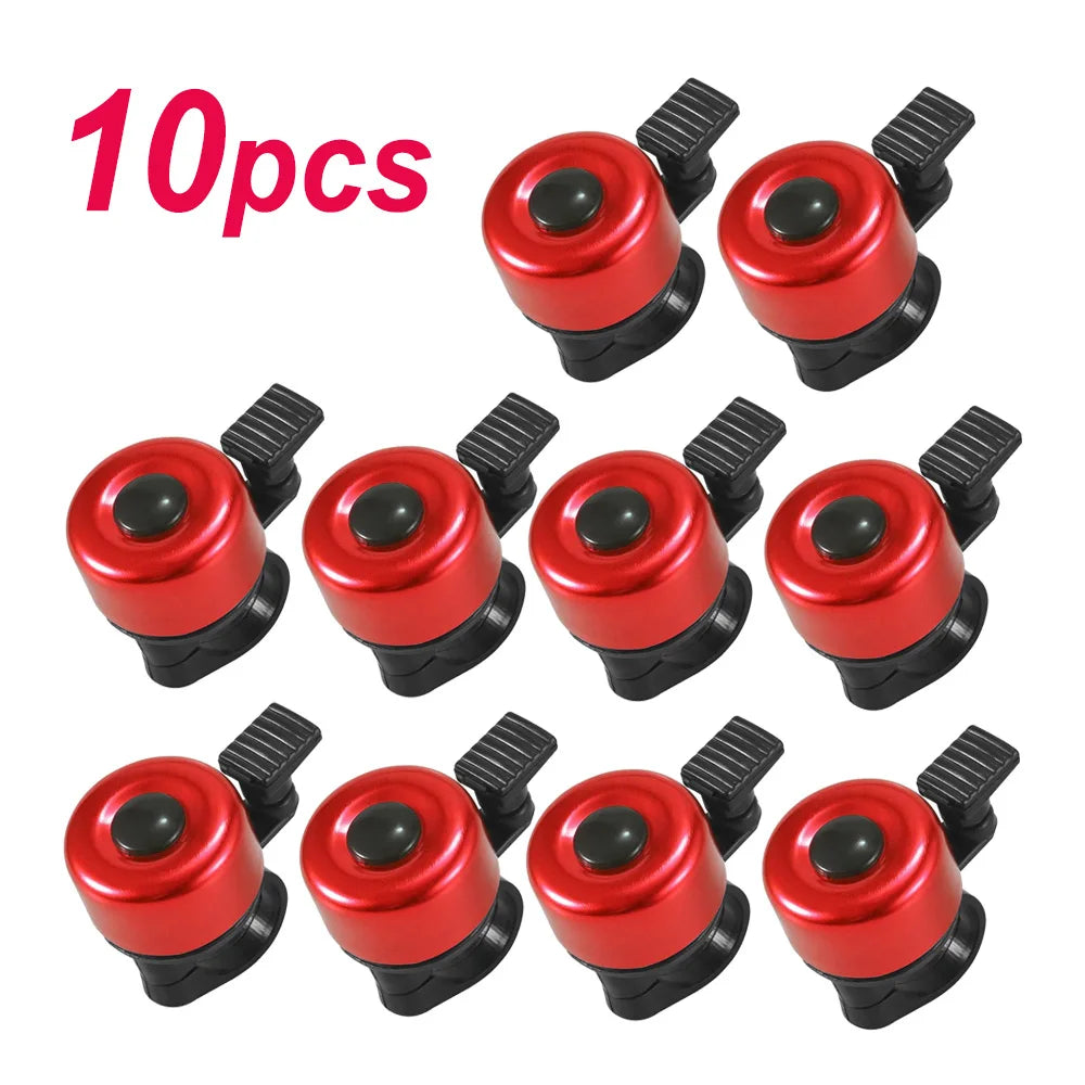 1/2/10pcs Bicycle Bell Aluminum Alloy Road MTB Bike Safety Warning Alarm Cycling Handlebar Bell Ring Horn Cycling Accessories