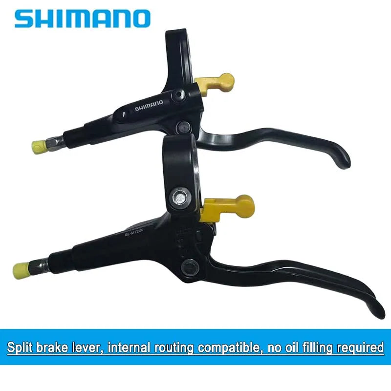 Shimano MT200 UR300 One Way Bleed Brake Set Easy Maintenance Durable Structure for Flat Bar Gravel City Bicycle Cycling Spare