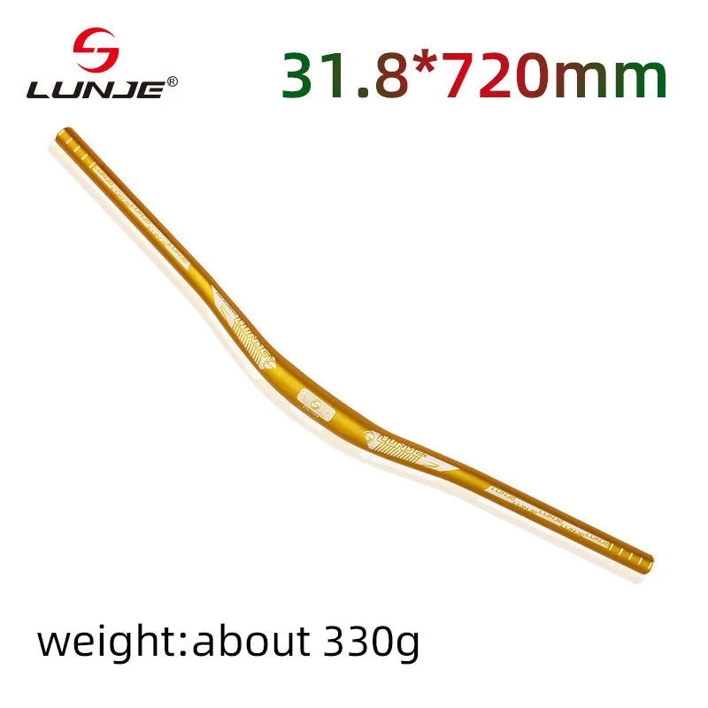 Mountain Bike Handlebar 31.8mm Bicycle Riser Bar 720/780/800mm Aluminum Alloy Handle MTB Downhill Horizontal Cycling Parts