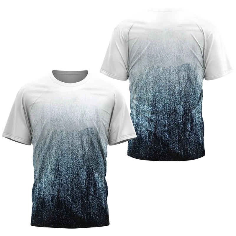 Simple Quick Dry Table Tennis T Shirts For Men Summer Short Sleeve Fashion 3D Printed Sports T-shirts Loose Breathable Gym Tops