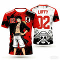 2026 Summer Japan One Piece Luffy Football Jersey Men T-shirt Football Special Jersey Adult Men's Quick-Drying T-shirt