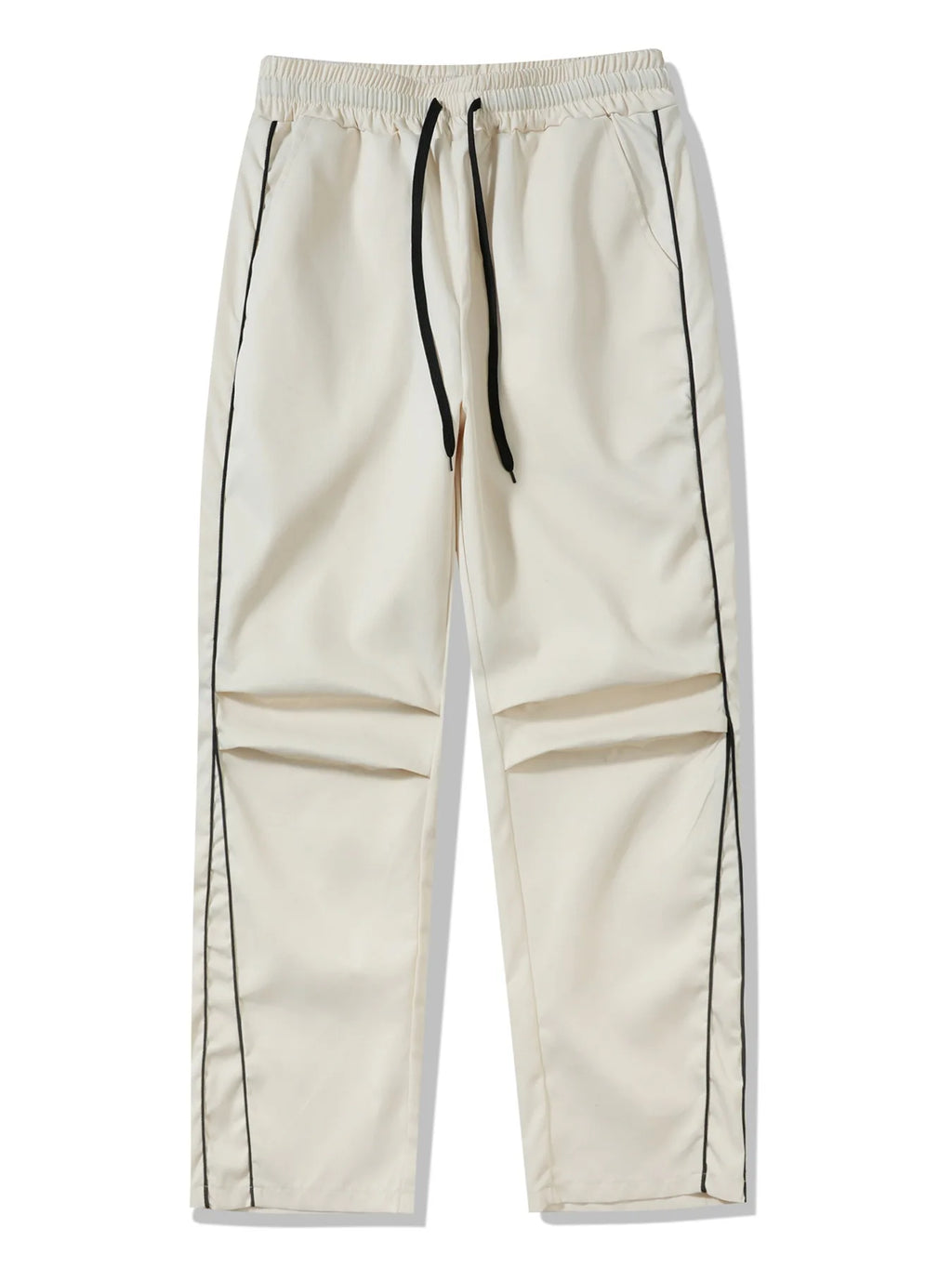 Retro Vintage Wide Leg Loose Pants Spring Summer Me High Elastic Waist Pocket Sporty Long Trousers LXDZ-KJ-CK029-WW