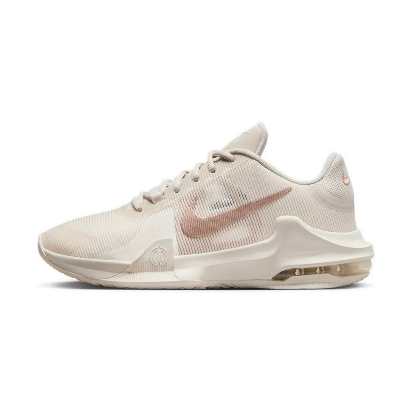 Nike Air Max Impact 4 Versatile Comfort Low-Top Basketball Shoes Men's White DM1124-010