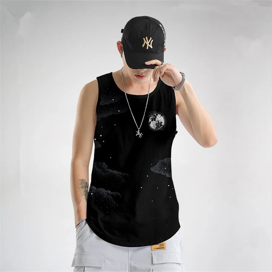 Anime Peak Costume Basketball Jersey Cosplay Uniform Vest Singlet Shirt Sleeveless Set Tank Tops