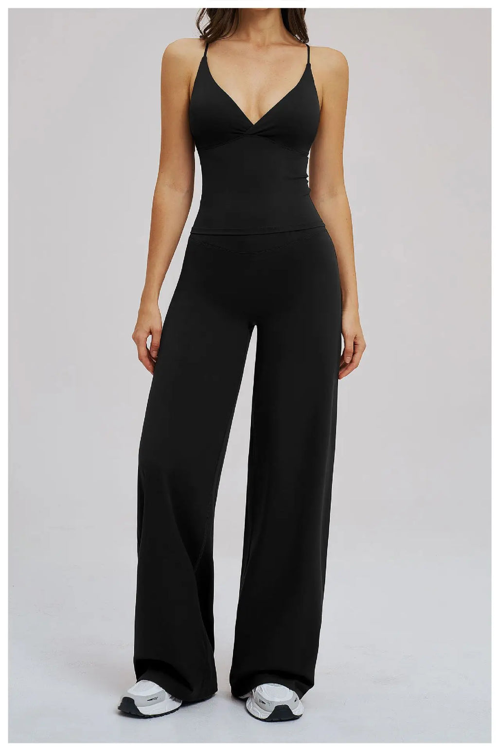Yoga Flared Pants Women Sexy High Waist Wide Leg Pants Gym Fitness Bell Bottom Trousers Sports Flared Pants Latin Dance Trousers