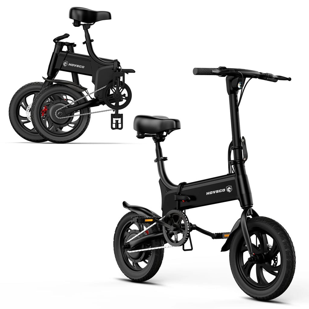 C12 12" Foldable Electric Bike 450W: 36V Portable Ebike for Chauffeur Service