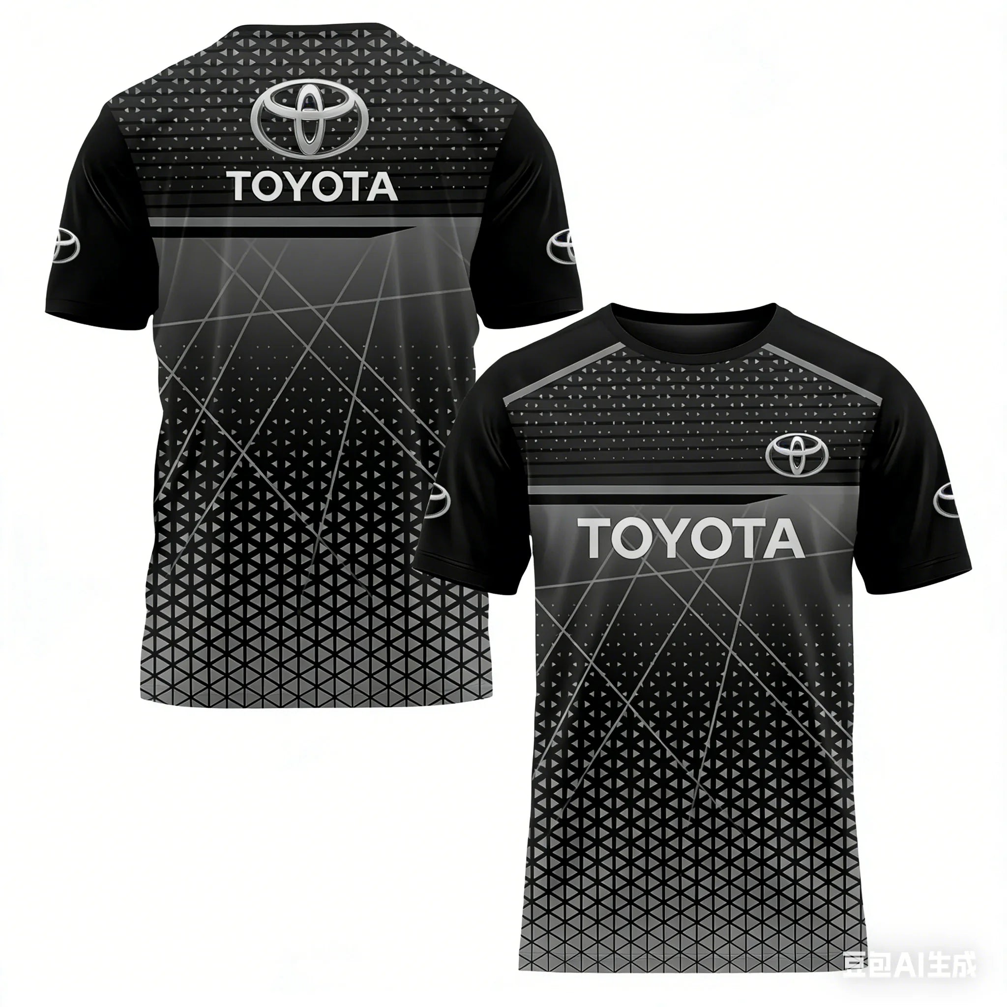 Toyota GR Gazoo Racing Men's Short-sleeved Round-neck T-shirt Summer Comfortable Breathable Quick-drying Top for Racing