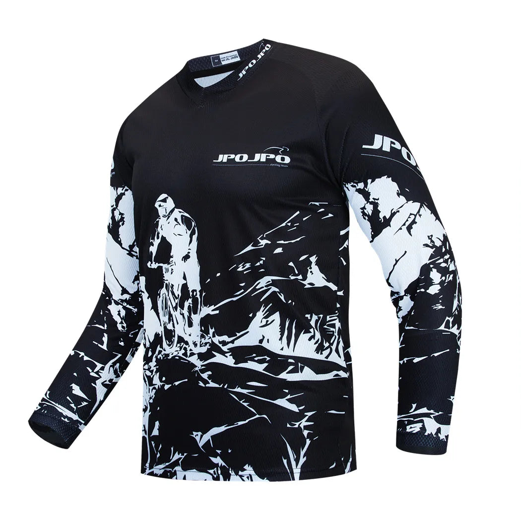 Pink Dirt Bike Shirt Kids Motocross Jersey Youth Off Road Motorcycle Shirt Girls DH mtb BMX Jersey Long Sleeve Cycling Jersey
