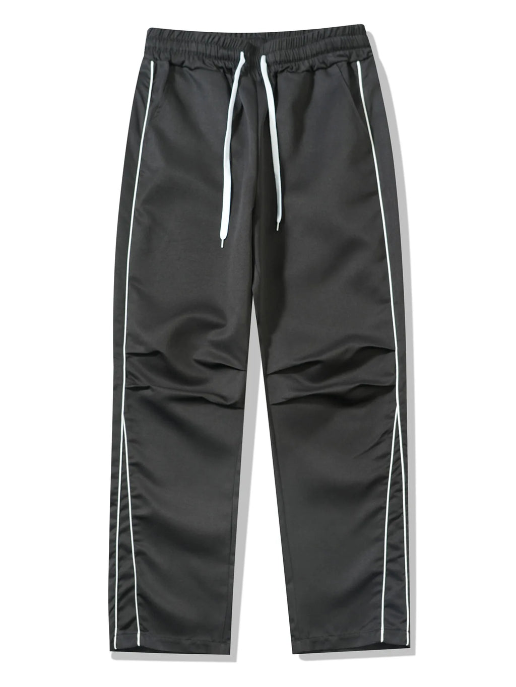 Retro Vintage Wide Leg Loose Pants Spring Summer Me High Elastic Waist Pocket Sporty Long Trousers LXDZ-KJ-CK029-WW