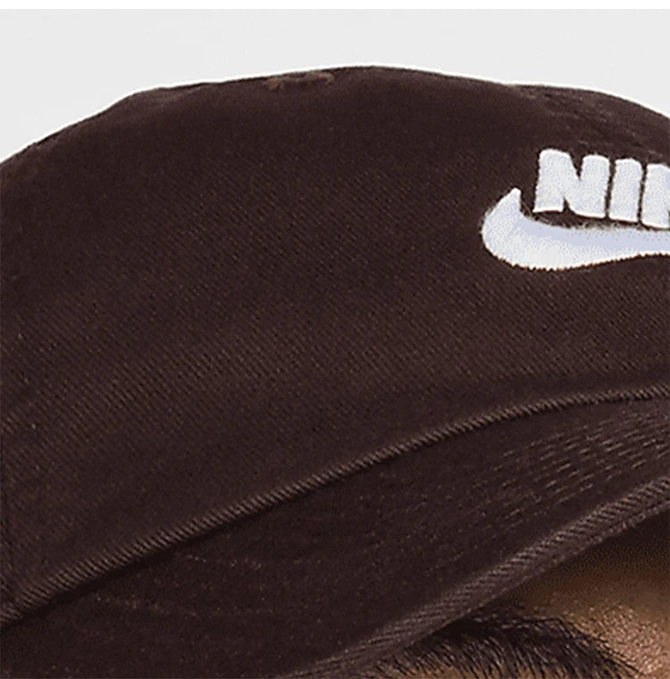 Nike genuine new men's and women's simple casual soft top washed baseball cap FB5368-652