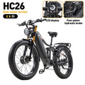 BURCHDA HC26 2000W Dual Motors Monuntain Electric Bicycle,48V30AH Battery,26Inch MTB Men's Electric Bike for Adult,City Ebike