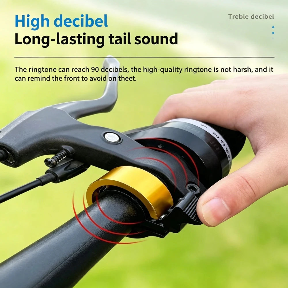 1PCS Bicycle Bell MTB Bicycle Horn Alloy Bike Ring Sound Beep Timbre Alarm Bicycle Handlebar Bell Cycling Accessories