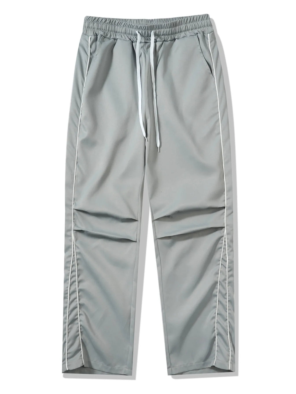 Retro Vintage Wide Leg Loose Pants Spring Summer Me High Elastic Waist Pocket Sporty Long Trousers LXDZ-KJ-CK029-WW