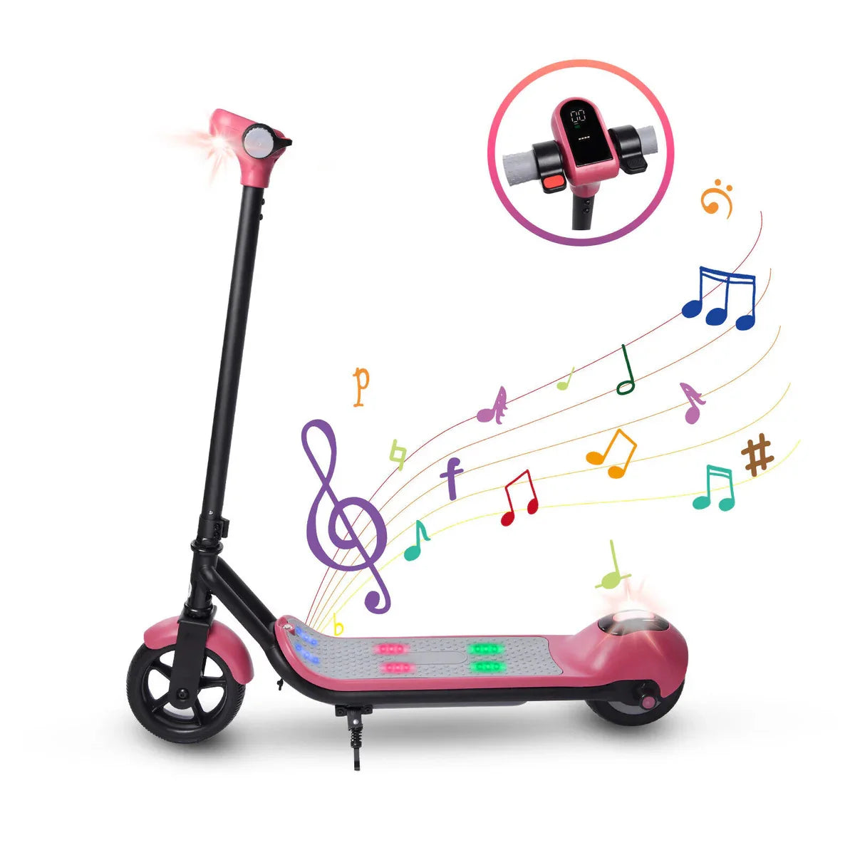 Electric Scooter 110w 24v 2.5ah Battery 10–14km/H Safe Speed Foldable Lightweight Aluminum E-Scooter For Adults & Kids & Teens