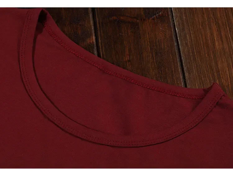 Men's Long Sleeve V Neck T Shirt 2026 MRMT Men T-shirt Slim Solid Tight Man T Shirt Tops Tees Clothing