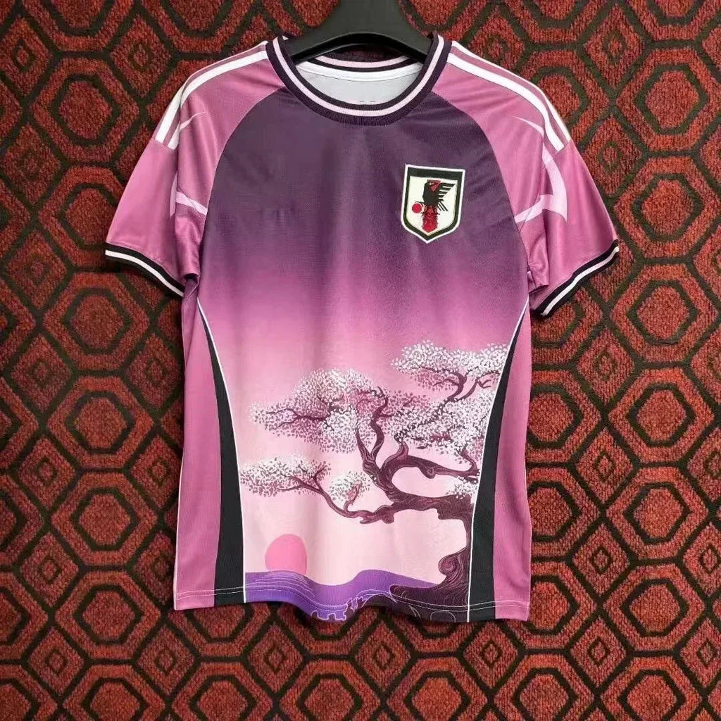 Cherry Blossom Pink Moto sweatshirt of the Japanese national football team 2025Breathable and sweat-free exercise