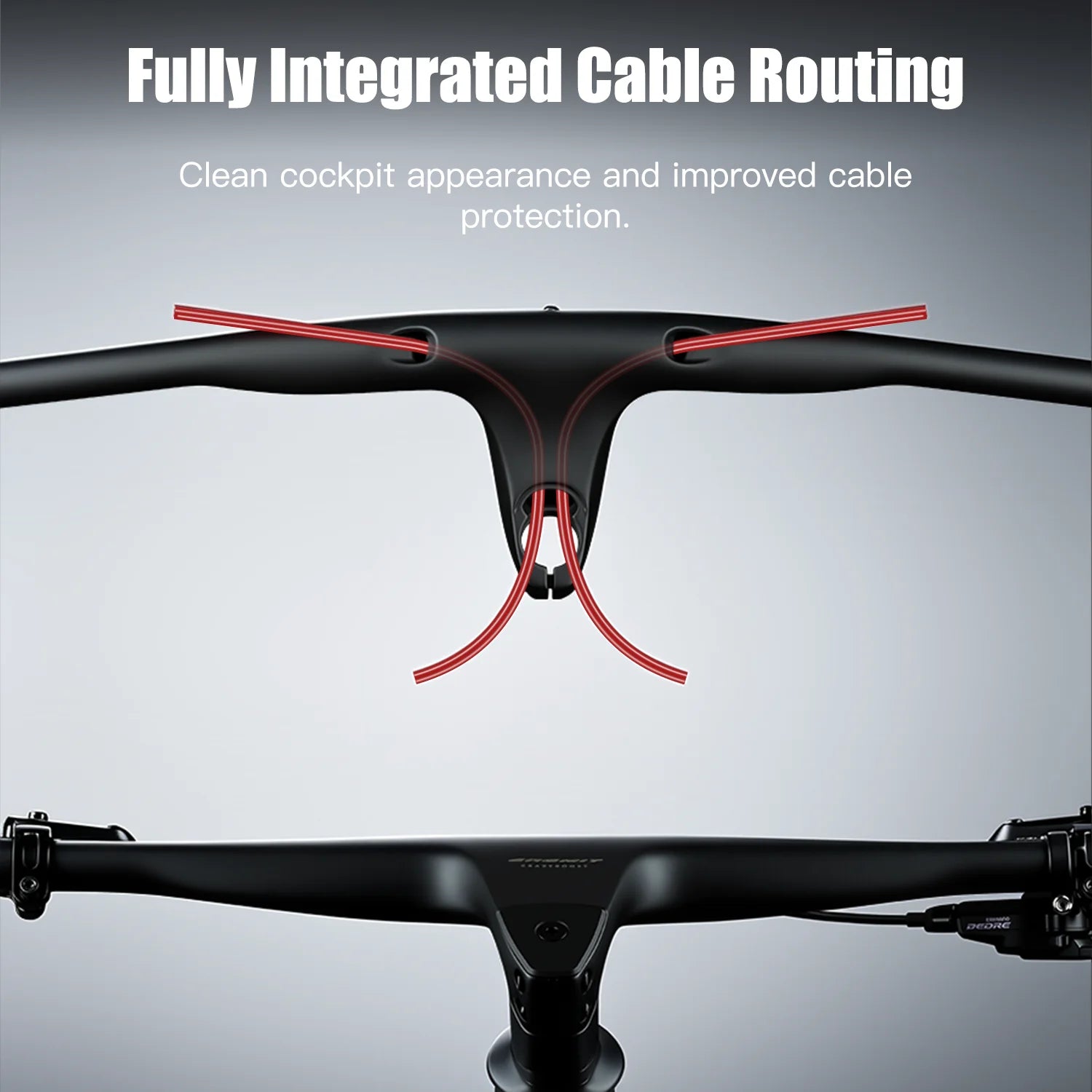 SAGMIT T800 Carbon MTB Bicycle Handle Ultralight 740MM Length 31.8mm Mountain Bike Handlebar Bike Accessories
