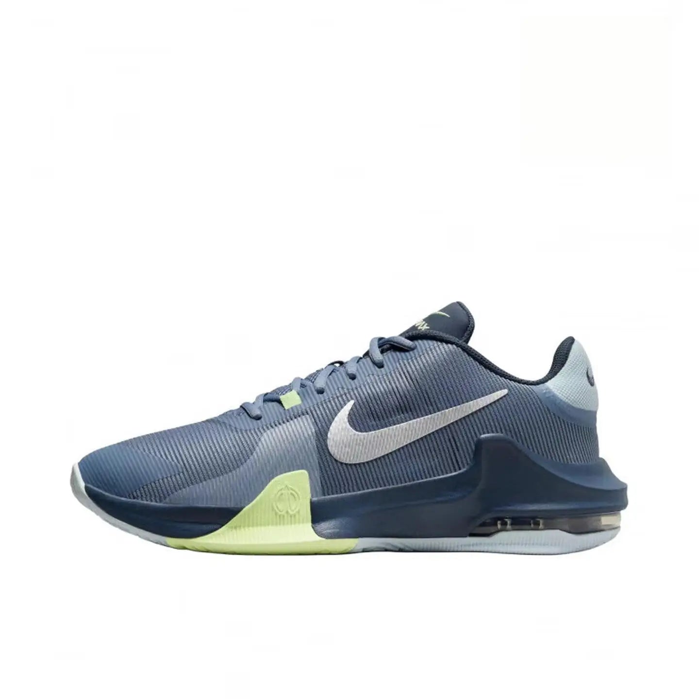 Nike Air Max Impact 4 Versatile Comfort Low-Top Basketball Shoes Men's White DM1124-010