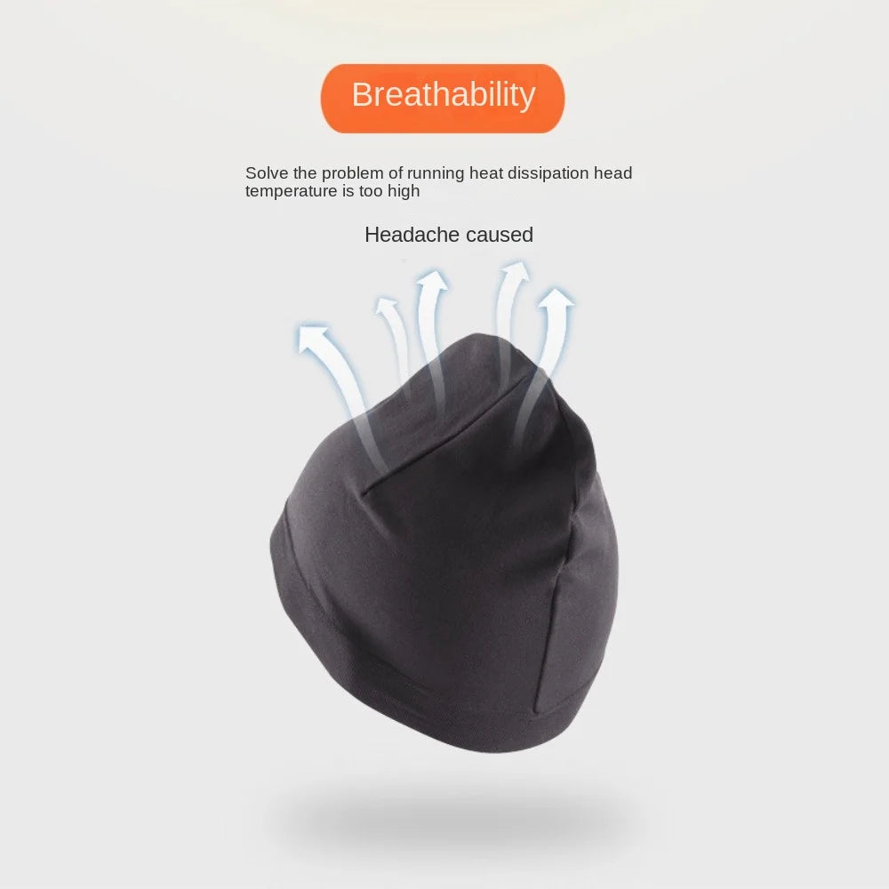 Skullcaps Winter Running Hats Solid Color Warmer Sport Cap Running Winter Windproof Quick Drying Sport Bonnet Fishing