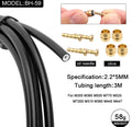 Mountain Bike Hydraulic Brake Line BH59 BH90 Oil Hose Olive Needle 3 Meters for Shimano MT200 M375 M395 Bicycle Disc Brake