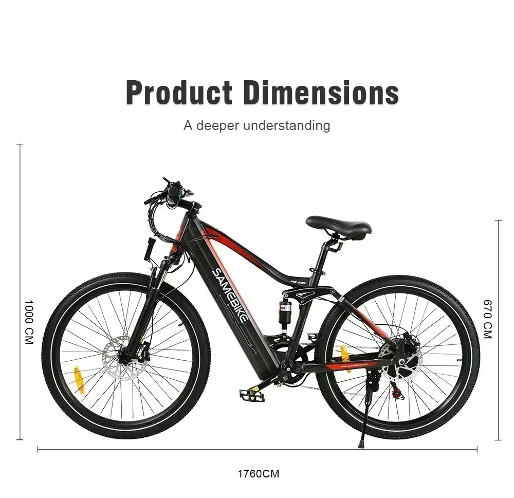 Adult Electric Bicycle 26 Inch Tire City Commuting Traveling electric bike 750W Motor 48V 14AH Lithium Battery XD26 Style e-Bike