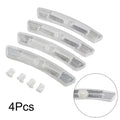 Bicycle Reflective Strips Spoke Reflector Indoor Office Outdoor Garden White Yellow 125*20mm Replacement Accessories