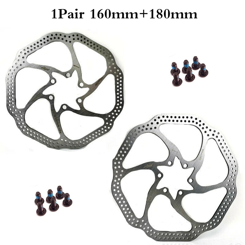 2PC AVID Rotor Bike Brake Rotor Disc MTB 160mm 180mm 203mm Bicycle Rotor For Sram Rotor Brake Mountain Bike Hydraulic Brake Part