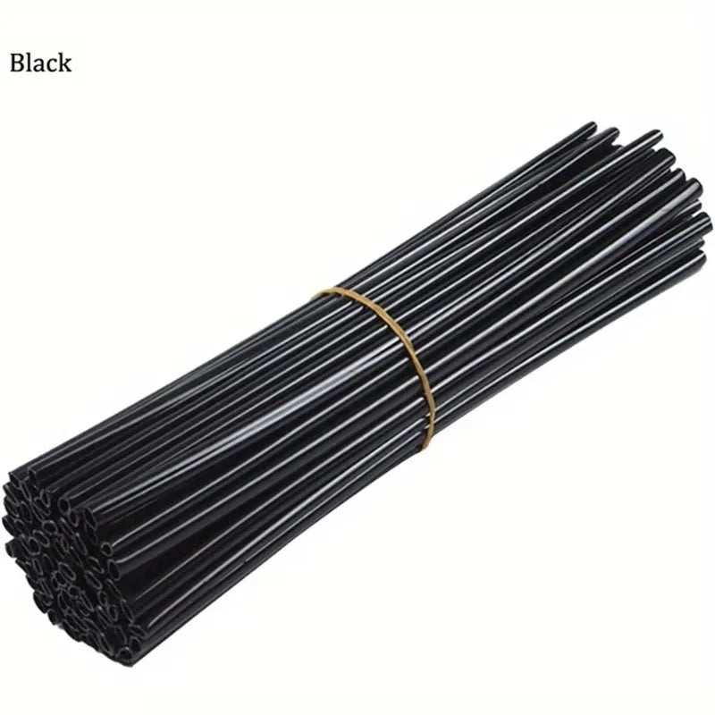 72Pcs Bicycle Off-road Motorcycle Steel Wheel Hub Universal Color Spoke Sleeve Mountain Bike Casing Spoke Retrofit Decoration