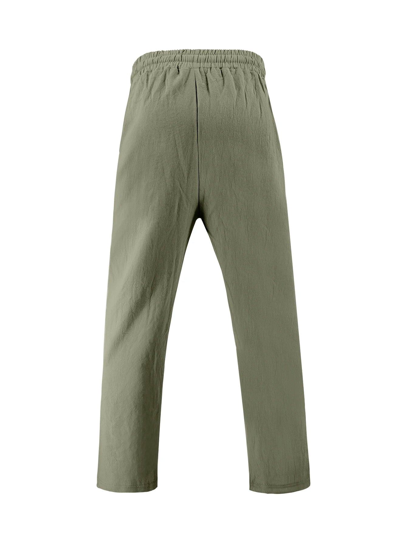 2025 New Arrival Men's Casual Tracksuit Linen Shirt and Pants Set Breathable Summer Outfits for Beach and Daily Wear