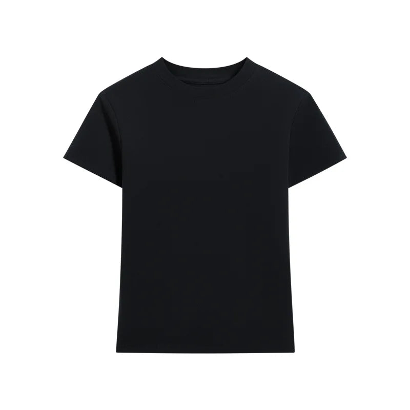 2025 Women's T-shirt Short Sleeve O-neck Cotton Loose Shirts for Women Korean Harajuku Streetwear Casual Spring Summer Top Tees