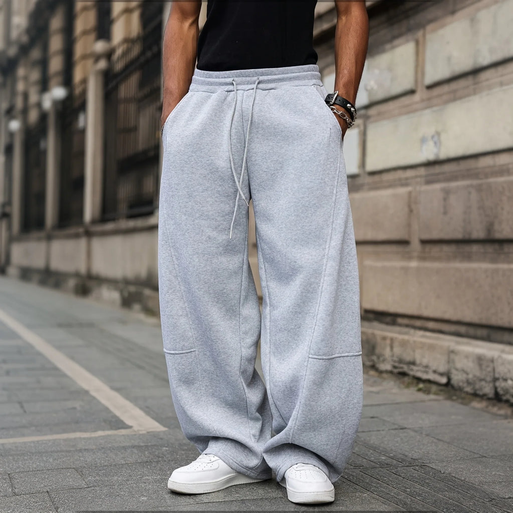Men's American Style Heavyweight Jogger Pants Straight Leg Casual Streetwear Pants for Men Women Hip Hop Sports Sweatpants