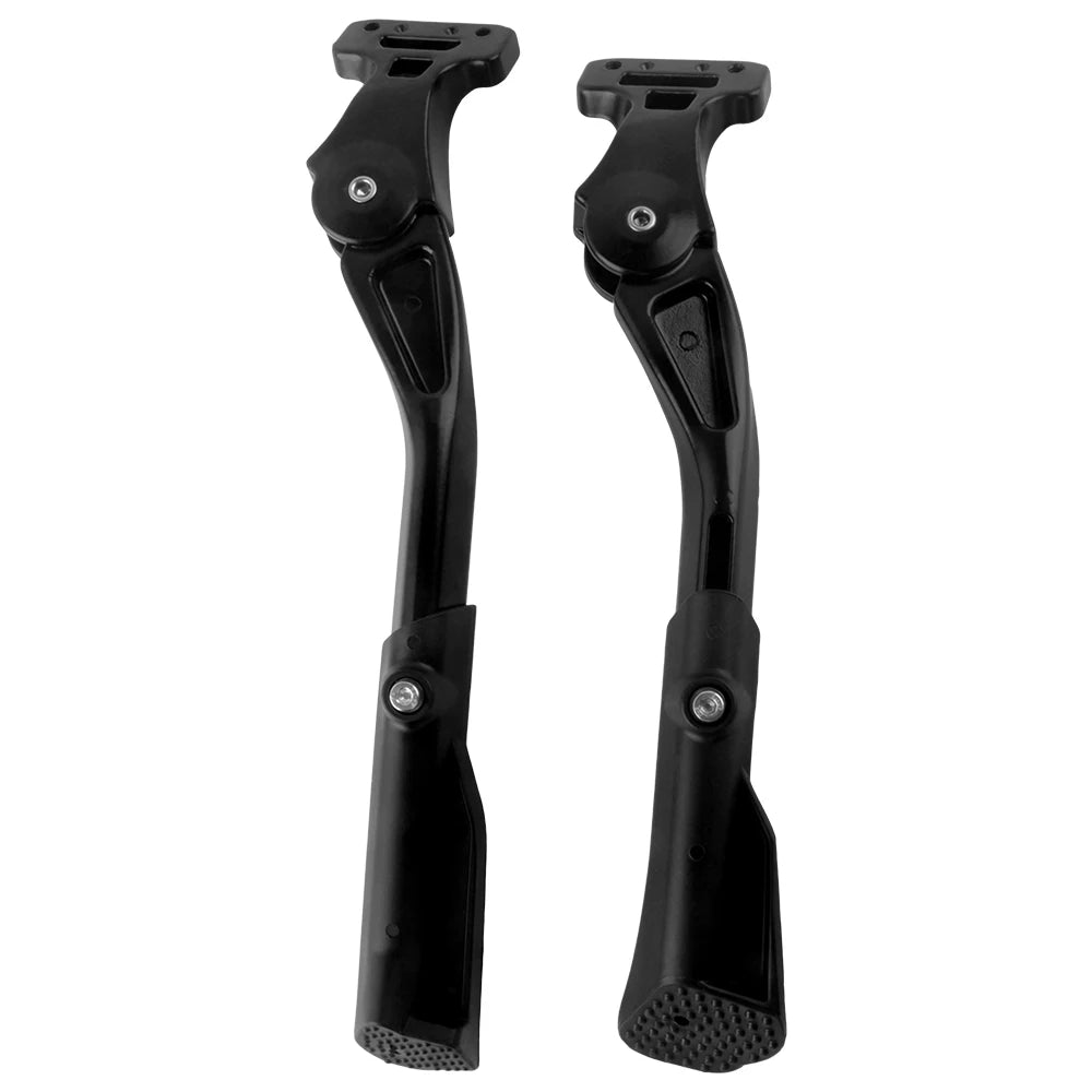 Adjustable MTB Kickstand Heavy Duty Aluminum Alloy MTB Snow Folding Electric Bike Footrest Kit Rear Supporter 16-29 Inch Bicycle