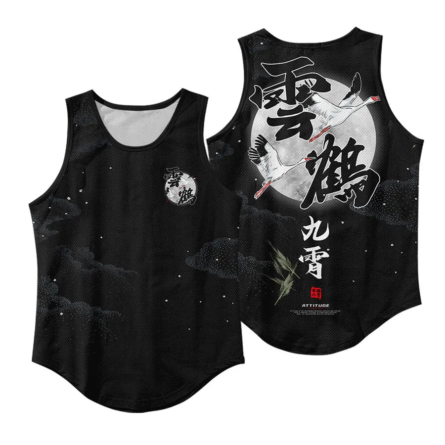 Anime Peak Costume Basketball Jersey Cosplay Uniform Vest Singlet Shirt Sleeveless Set Tank Tops