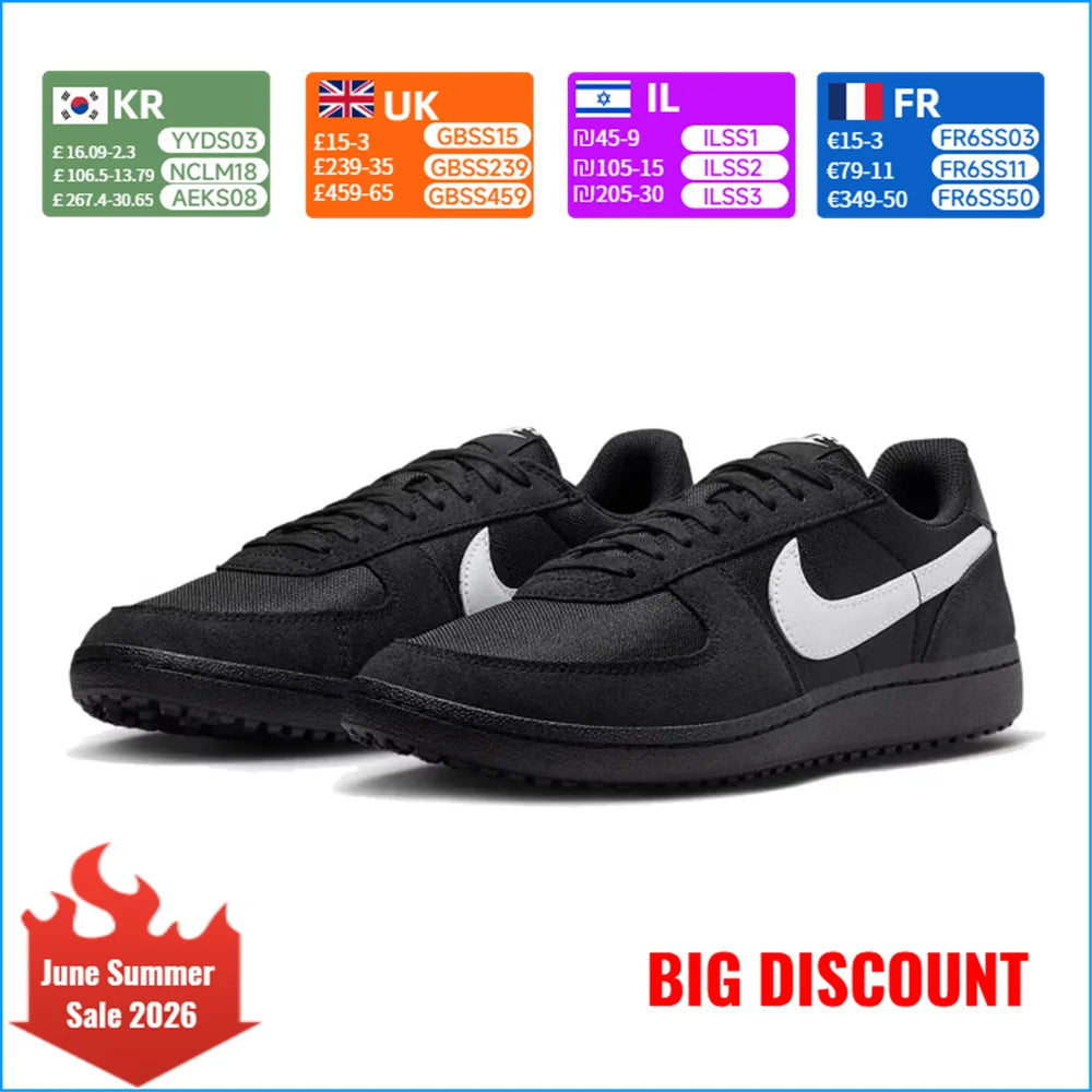 Nike Field General Slip-Resistant, Durable, Stylish, Versatile Classic Skate Shoes HF3165-001