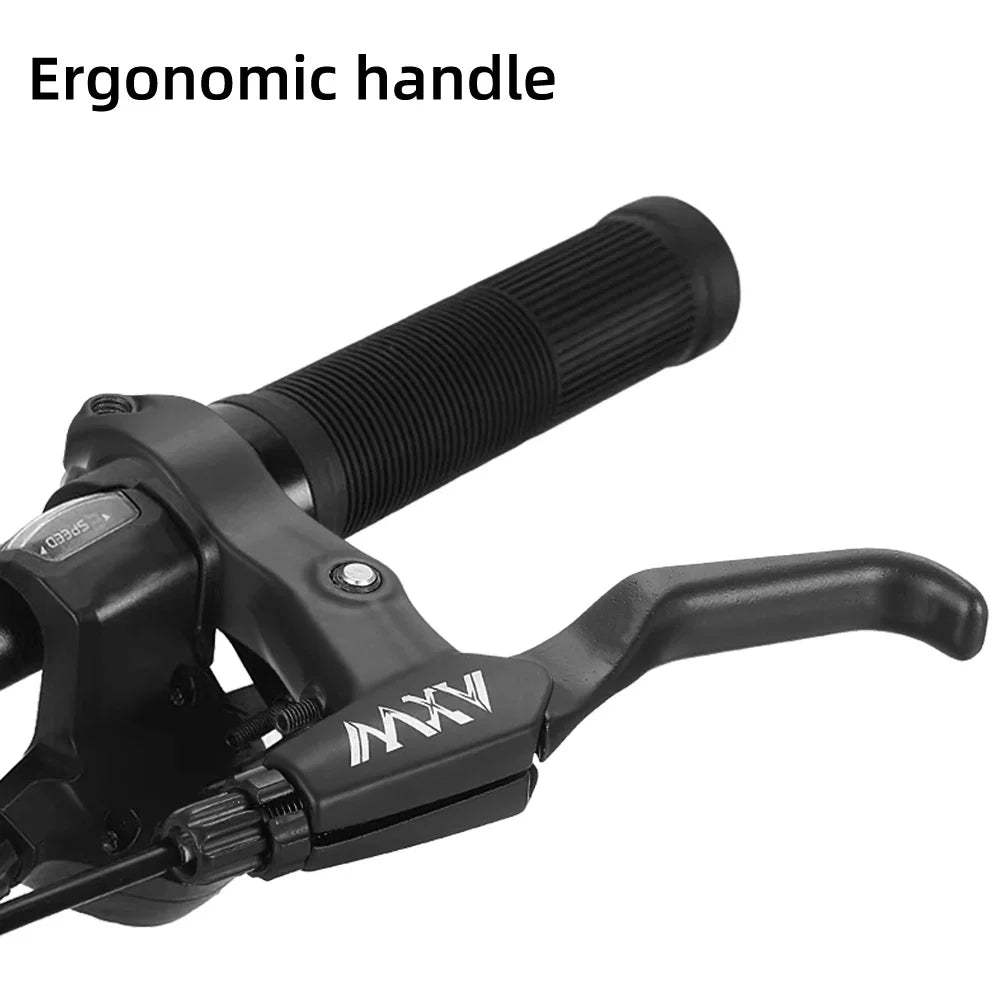 1 Pair MTB Brake Handle With Cable Line Set Mountain Bike Cycling Brake Levers V/Disc Bicycle Brake Lever