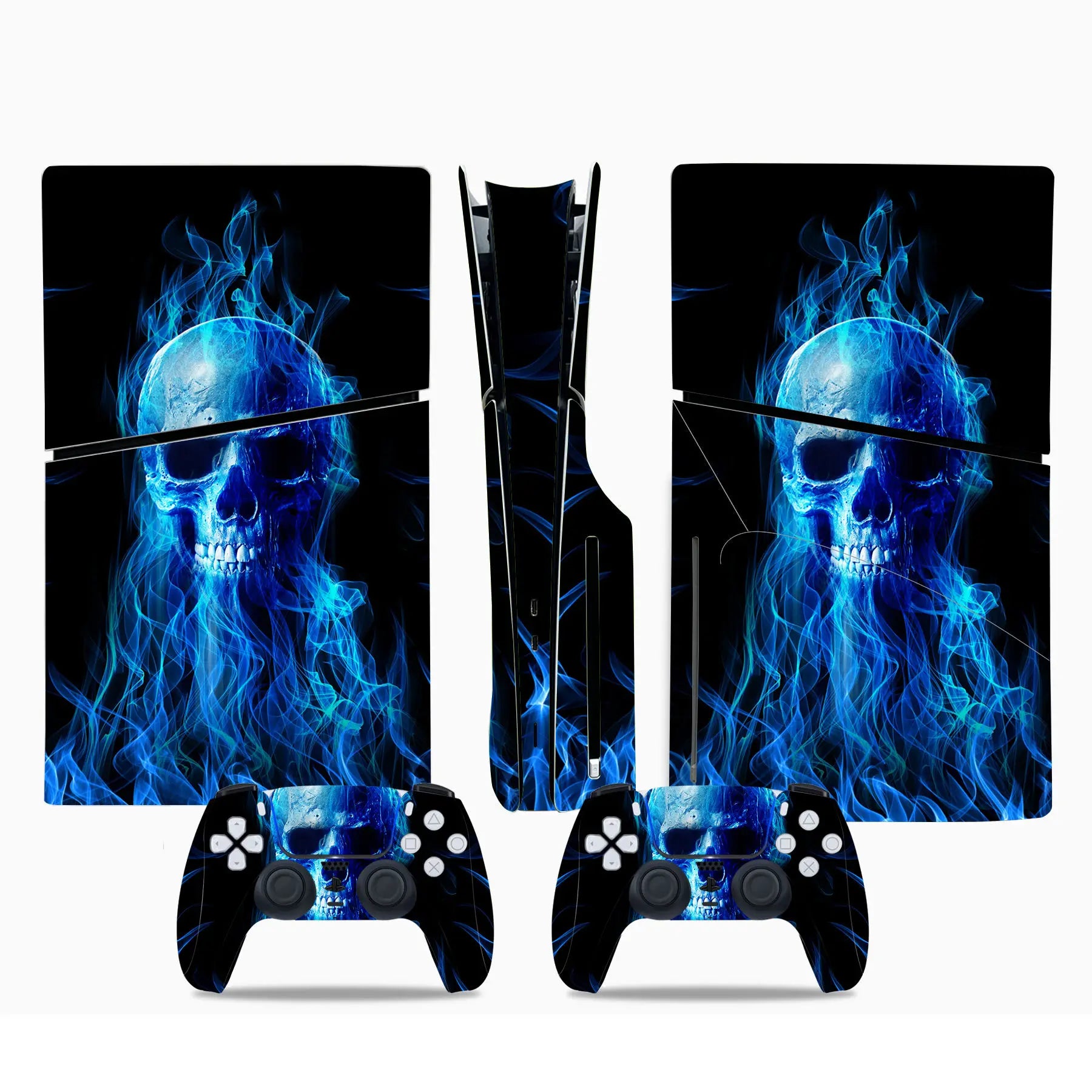 Decal Sticker for PS5 Slim Disc Skin Wrap for PS5 Slim Disc Full Protective Cover Console Skin for PS5 Slim