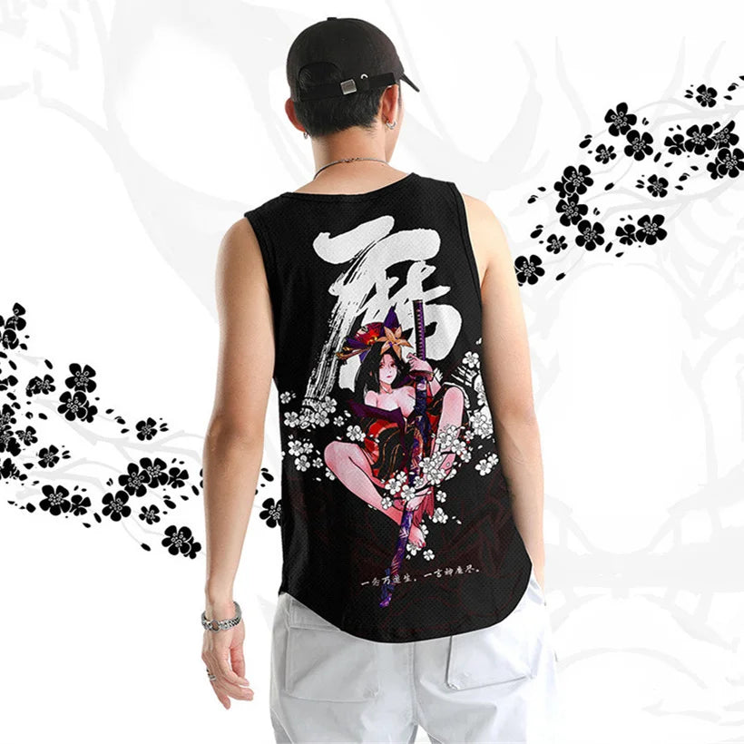 Anime Peak Costume Basketball Jersey Cosplay Uniform Vest Singlet Shirt Sleeveless Set Tank Tops