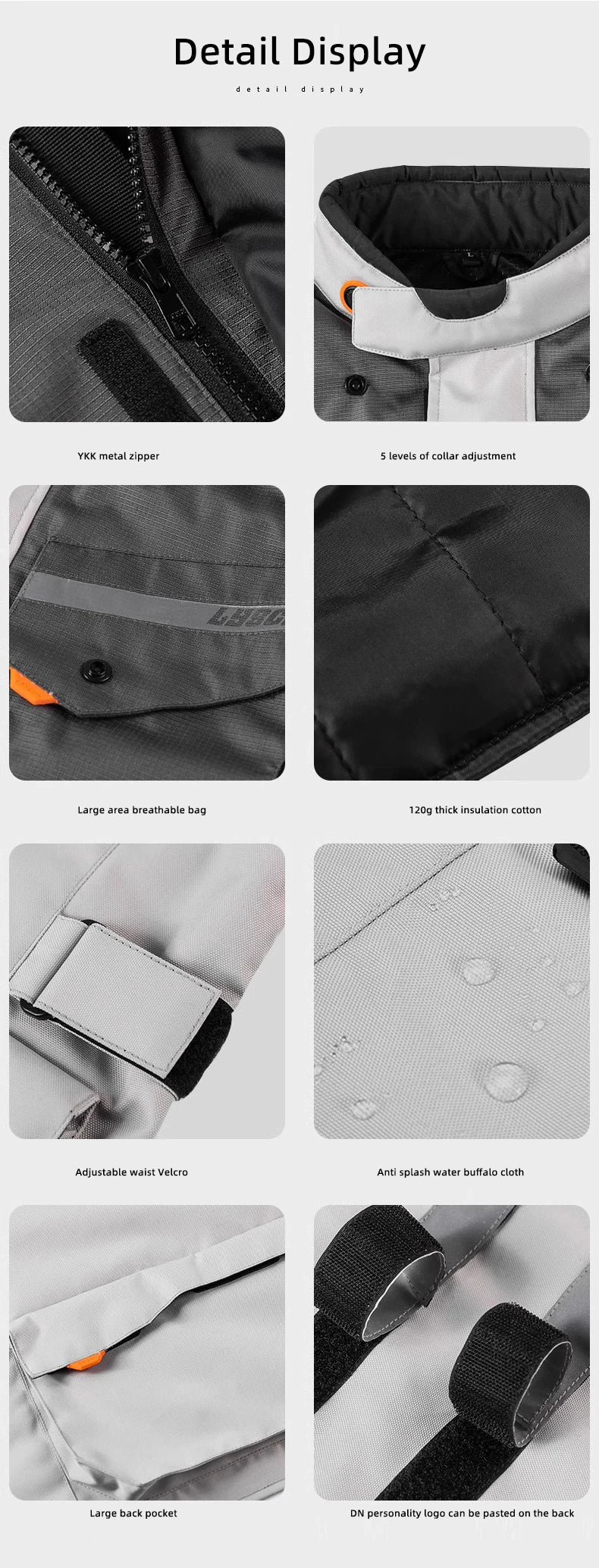 LYSCHY Motocross Jacket Pants Winter Warm Waterproof Motorcycle Riding Jacket Men Women Outdoor Off-Road Motorbike Rally Jacket