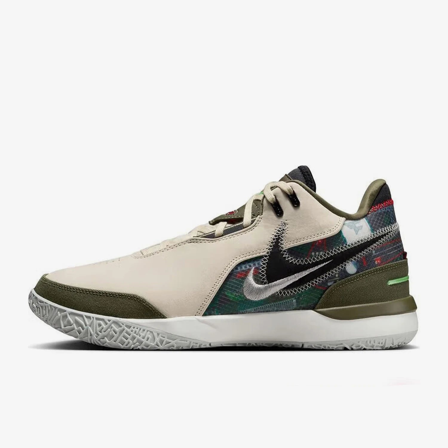Nike Official Genuine 2024 Winter New Men's Cushion Patchwork Basketball Shoes HF0716-200