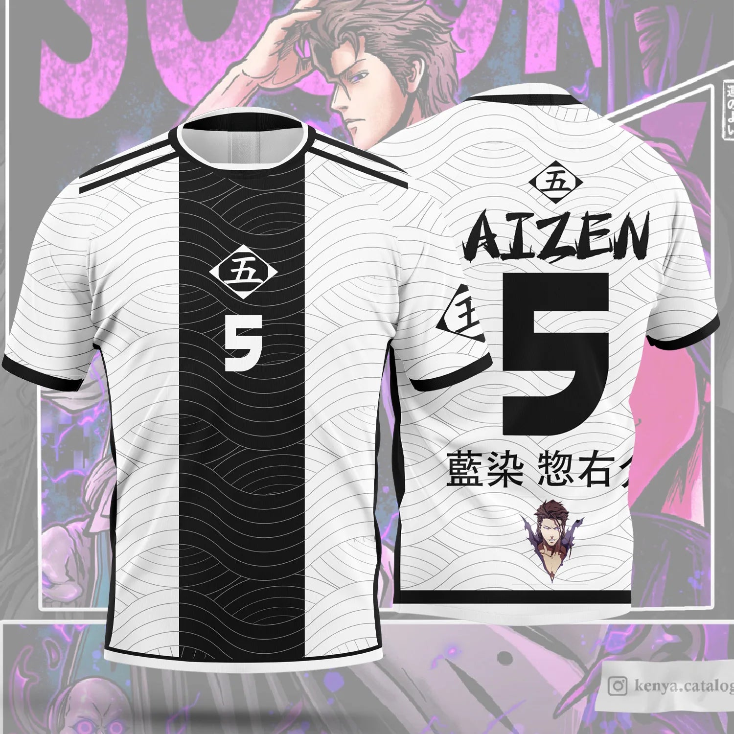 2026 New Arrival: Anime bleach  Jersey - Men's and Women's Casual Sports T-Shirt for Manga Lovers