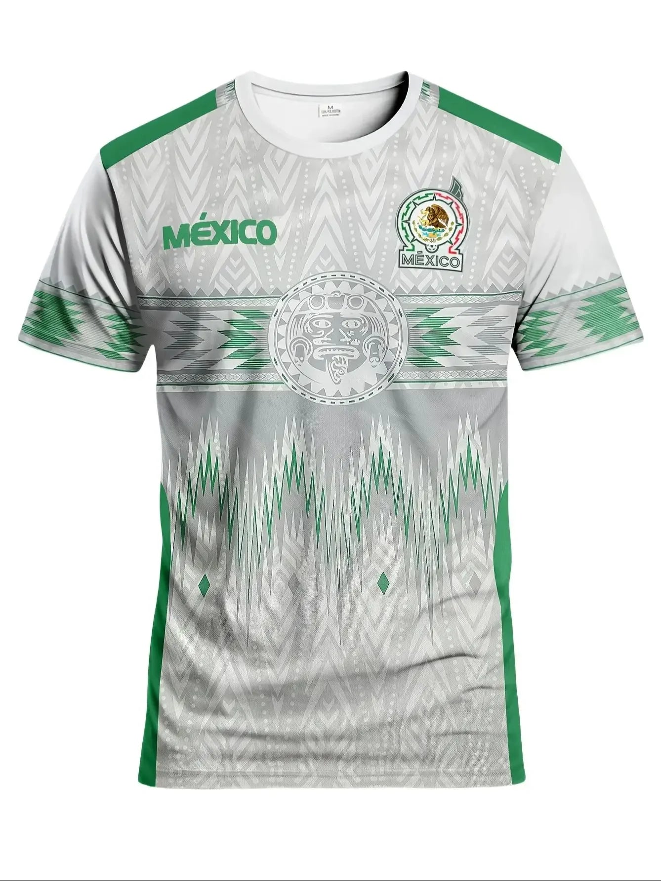 Brazil men's leopard print football jersey comfortable sweatshirt and crew neck leopard print sports top suitable for game train
