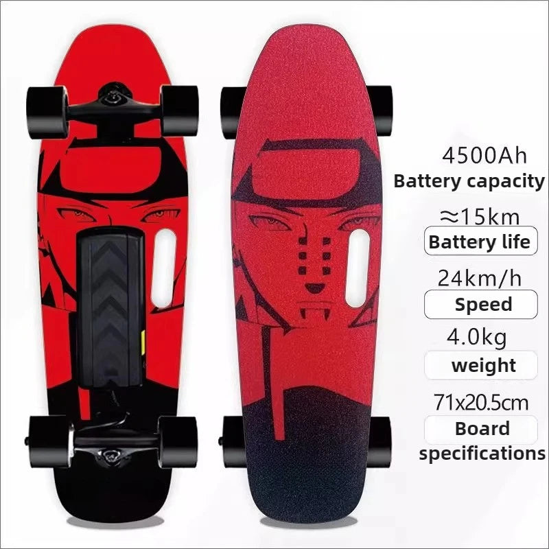 4 Wheel Electric Scooter Single Drive, 15km Range 150KG Load & 30° Climb, 22km/h Speed 90min Charge for Adults Teens Commuters