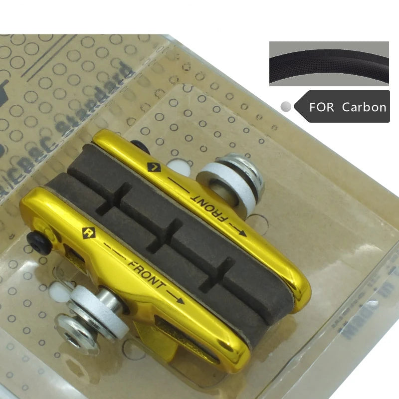 5 Colors Bicycle C Brake Shoe,Road MTB Fixed Gear Bike pads,55MM Carbon & Alloy Rims,For,105 Brake Holder  Parts