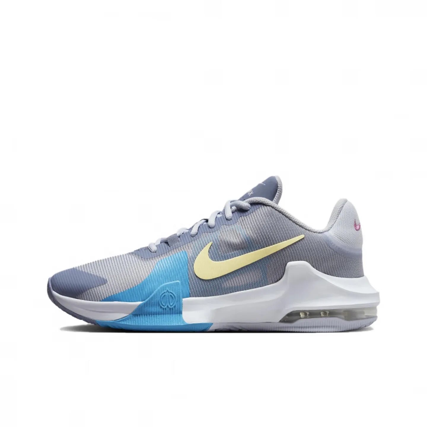 Nike Air Max Impact 4 Versatile Comfort Low-Top Basketball Shoes Men's White DM1124-010