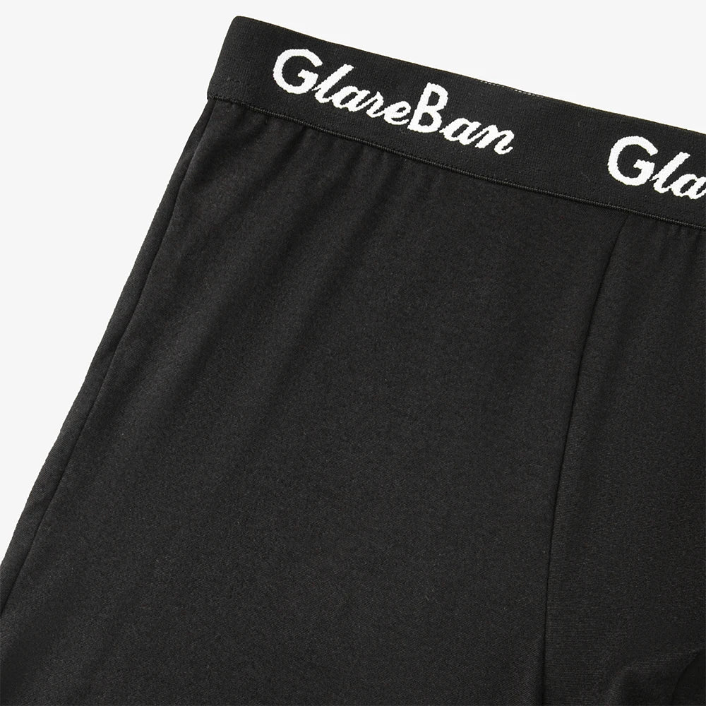 10Pcs Black Mens Mid Length Boxer Briefs Ultra Soft Breathable Stretch Comfort Underwear for Daily Commute Home Gym